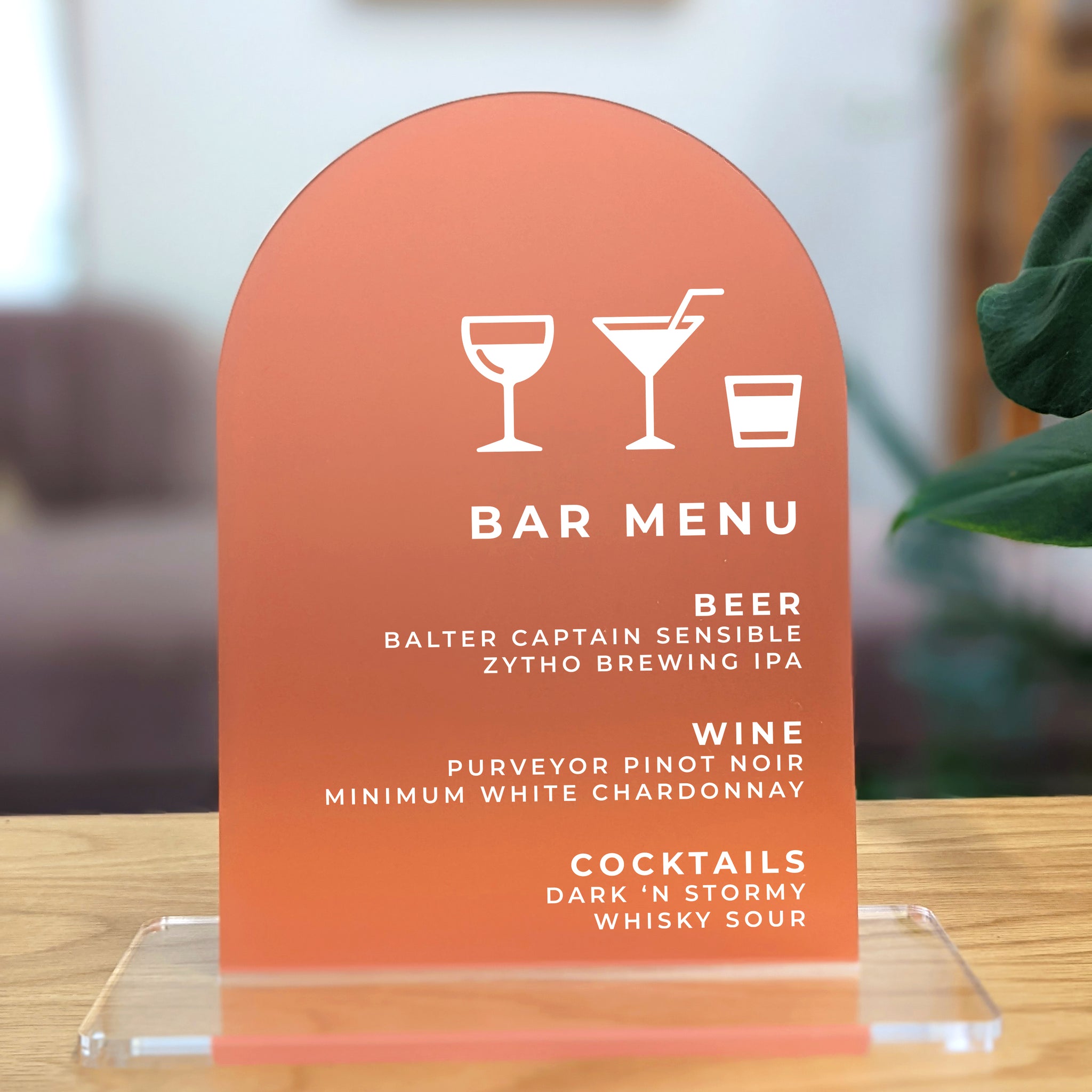 Arch Menu Sign – LITTLELASERCO