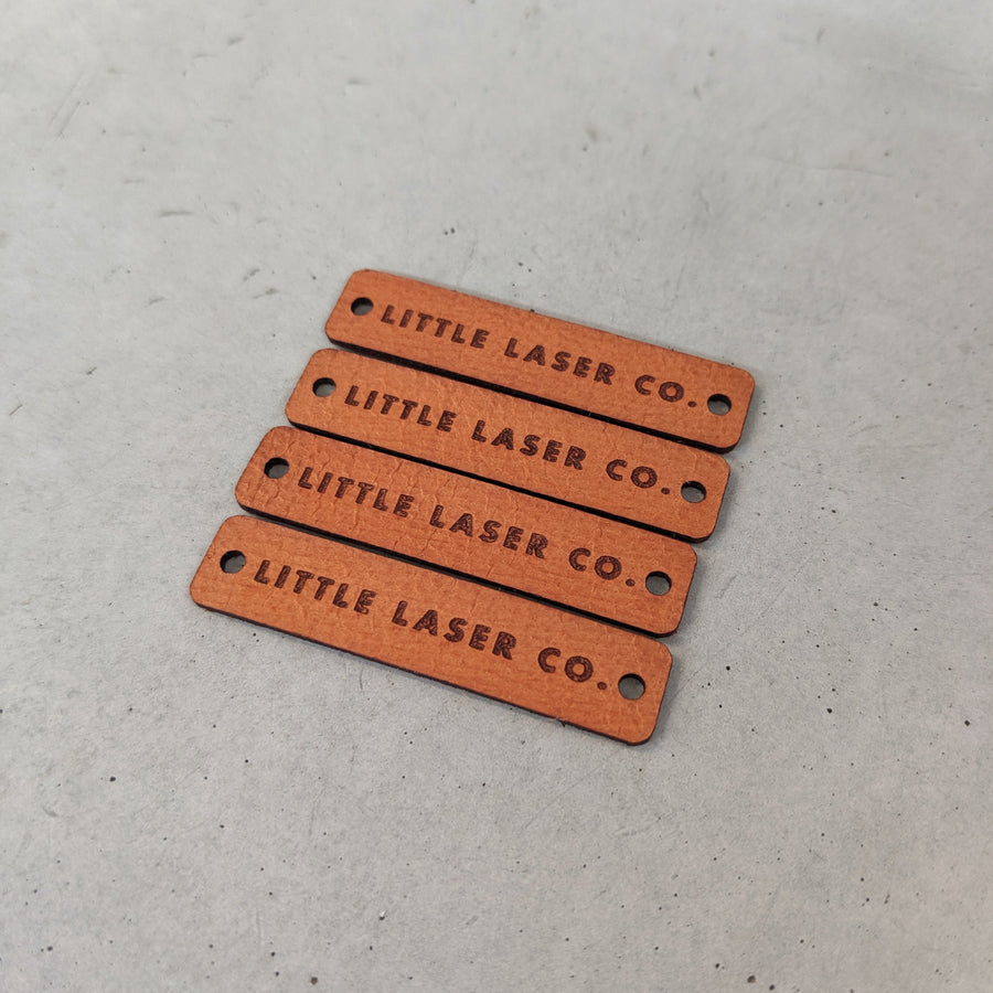 Rectangle Leather Tags