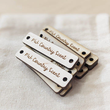 Rectangle Wooden Tags