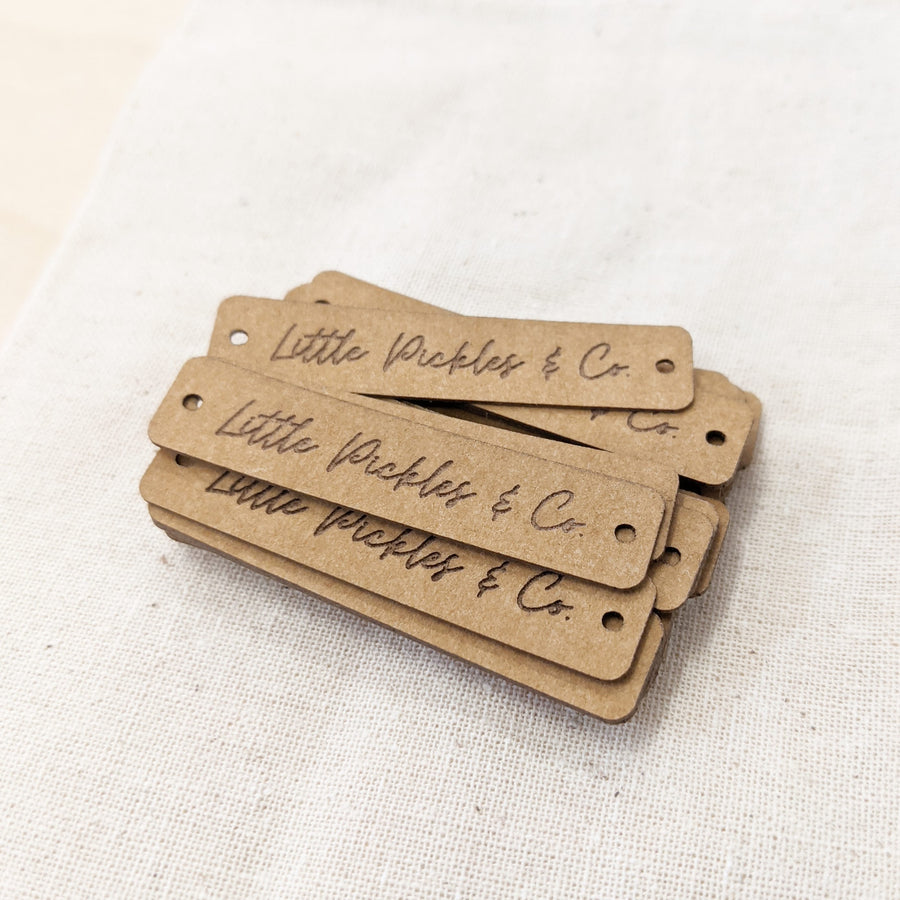 Rectangle Paper Fabric Tag