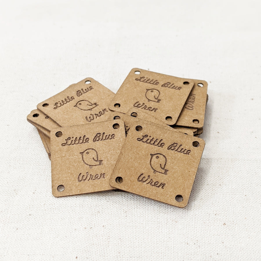 Square Paper Fabric Tags