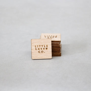 Square Wooden Ply Tags