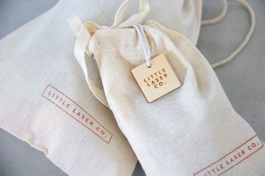 Square Wooden Ply Tags